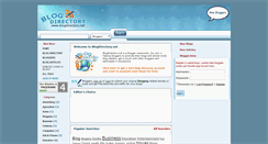 Desktop Screenshot of blogdirectory.net